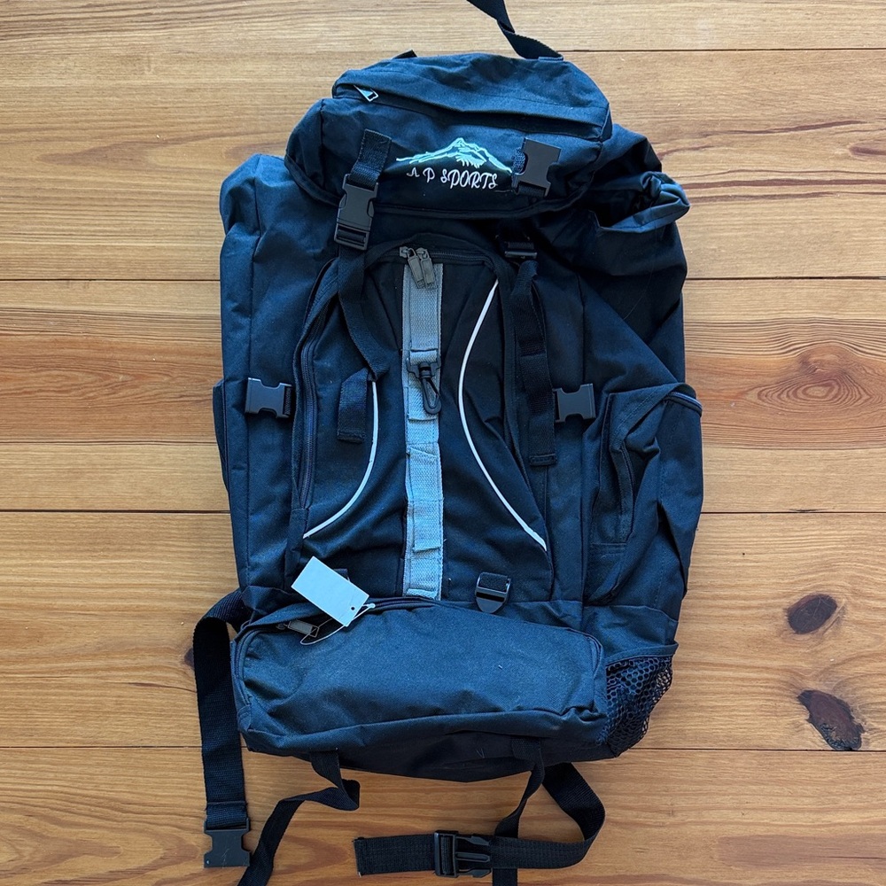 AP Sports - Black Hiking Backpack
